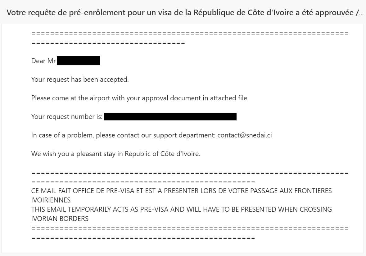 How To Get An EVisa For The Ivory Coast (Cote d'Ivoire) Online Bren